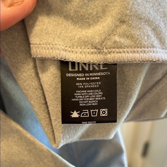 UNRL Crossover Hoodie Gray Nordic Inc Hoodie with Flag Patch Men’s Medium - Picture 6 of 12
